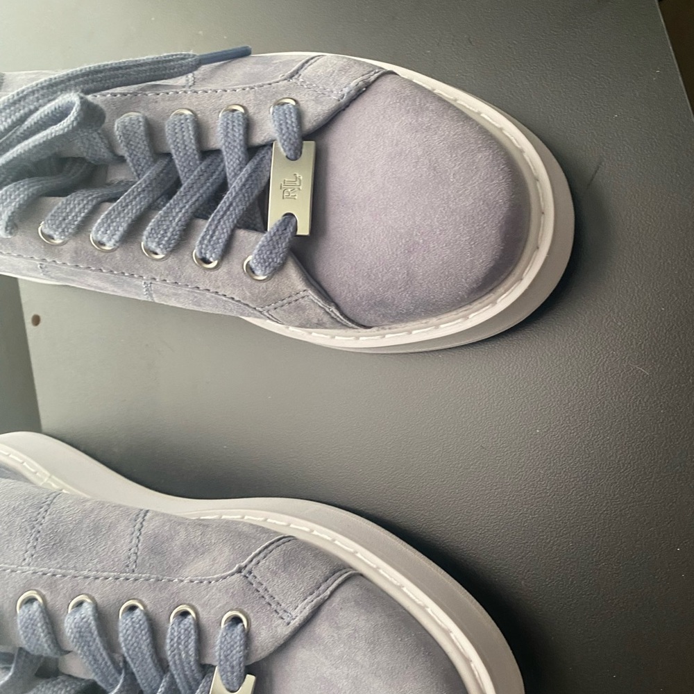 Ralph Lauren Light Blue Women's Sneakers - Picture 3 of 6